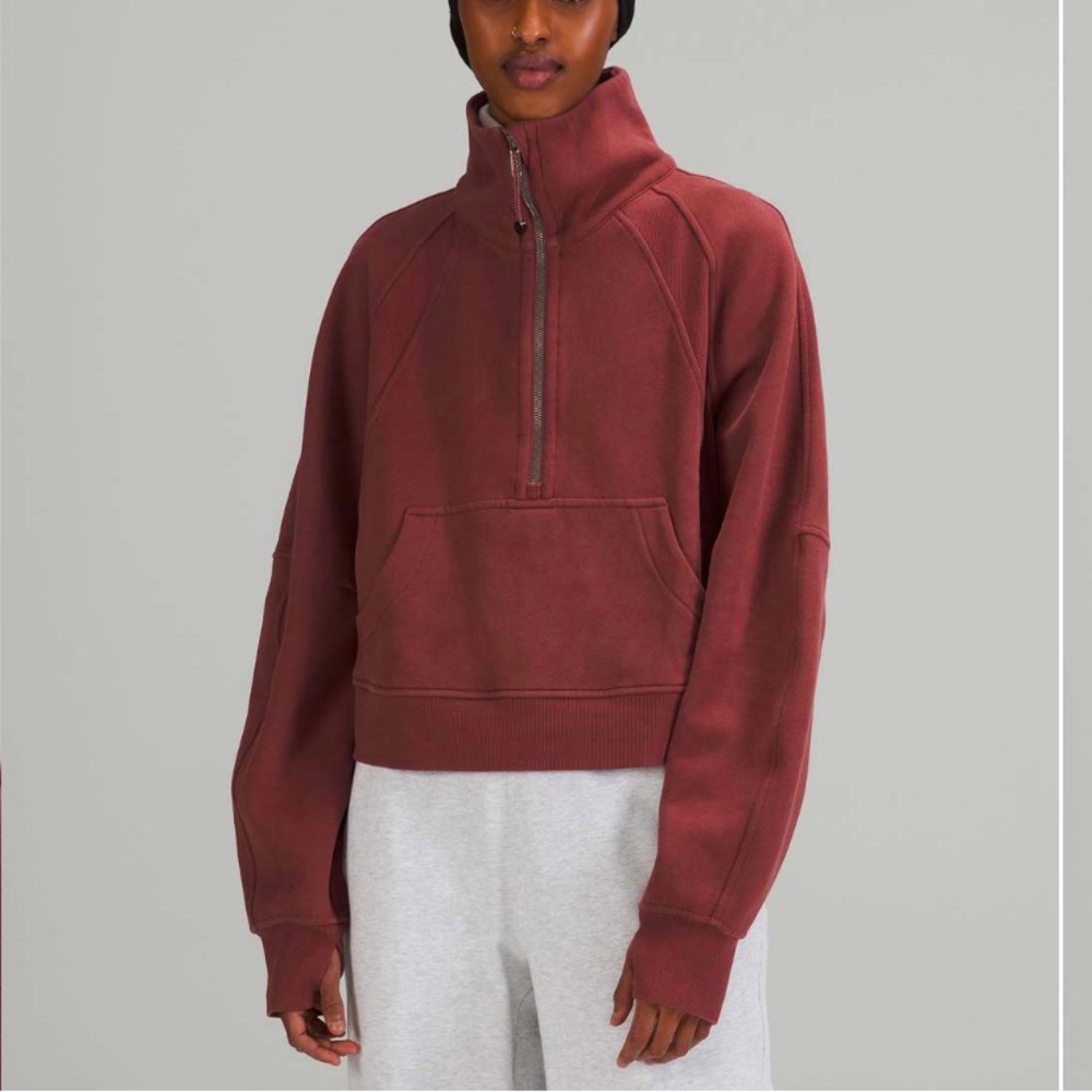Lululemon Scuba Oversized Funnel Neck Half-Zip